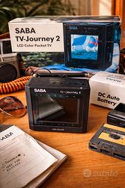 Tv portatile vintage SABA tv Journey 2 rara ⭐️