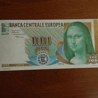 100 ECU Cionini "prova di stampa" la Gioconda