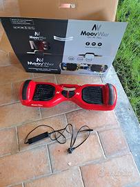 Hoverboard MoovWay M3 Rosso con Scatola Caricatore