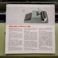 Macchina da Scrivere Olivetti Lettera 32