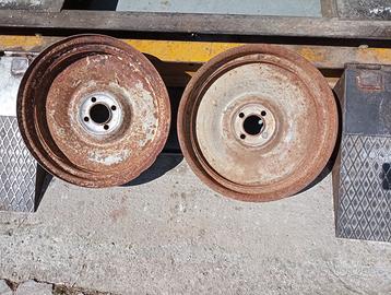 Cerchi Fiat Topolino da restaurare