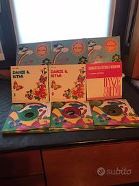 Raccolta 18 dischi didattici Danze Ritmiche 45g