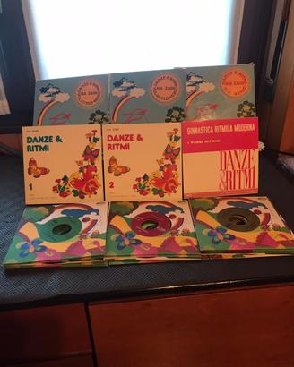 Raccolta 18 dischi didattici Danze Ritmiche 45g