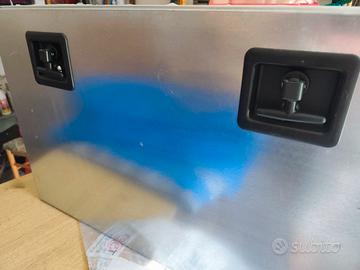 Cassa Baule in Acciaio Porta Attrezzi/Portapacchi 