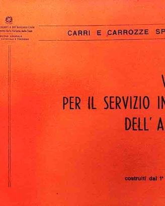 FS-VEICOLI   SERVIZIO  INTERNO  DELL'AZIENDA.1964