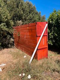 Vasca in ferro per vendemmia