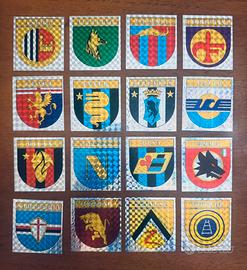 Scudetti adesivi squadre calcio loghi anni ‘80