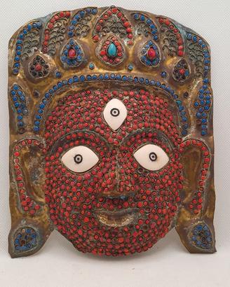 maschera vintage  tibetana nepalese