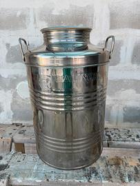 Bidone fusto acciaio inox 50 LT