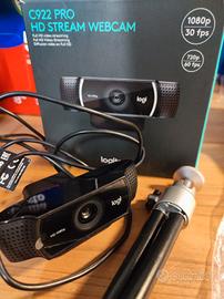 Logitech c922 pro webcam