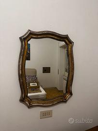 Specchio cornice legno