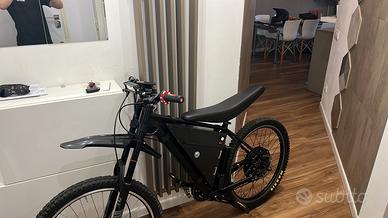 Bicicletta elettrica 1500watt (65km/h) telaio L