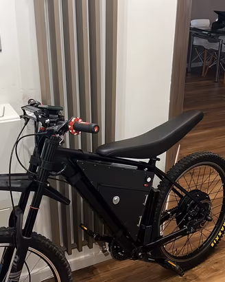 Bicicletta elettrica 1500watt (65km/h) telaio L