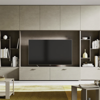 Composizione libreria con vano TV, L 423, H 224 cm