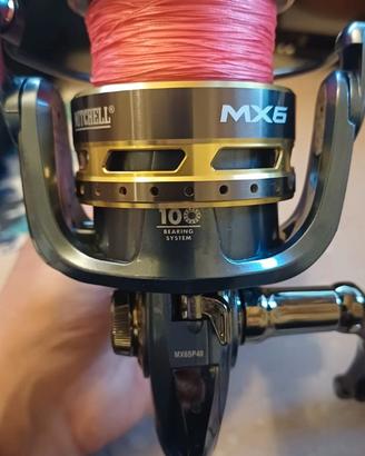 Mulinello Mitchell MX6 spinning bolo mare lago