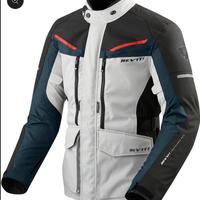 Giacca Rev'it! Safari 3 Silver Blu tg.L Perfetta