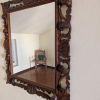 Specchio in legno vintage