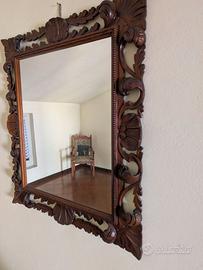 Specchio in legno vintage