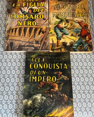 Raccolta libri vintage Salgari
