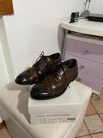 Stringate in pelle intrecciata