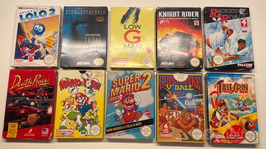 Collezione giochi Nintendo NES