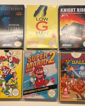 Collezione giochi Nintendo NES