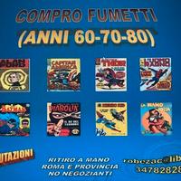 FUMETTI ANNI 60-80-90