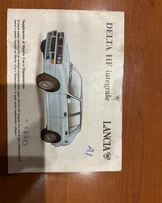 Libretto  suplimento uso manutenzione