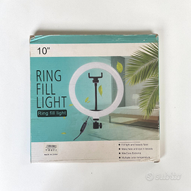 Ring Light LED USB con Regolazione Luce