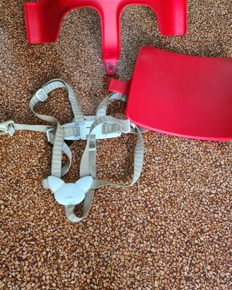 Tripp Trapp Baby Set Stokke rosso + cintura