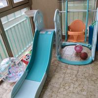 Scivolo 3 in 1 per Bambini con Altalena