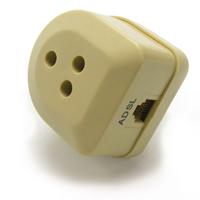 FILTRO ADSL TRIPOLARE RJ11 Adattatore Modem
