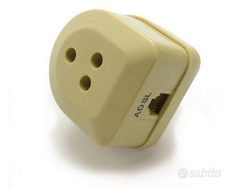 FILTRO ADSL TRIPOLARE RJ11 Adattatore Modem