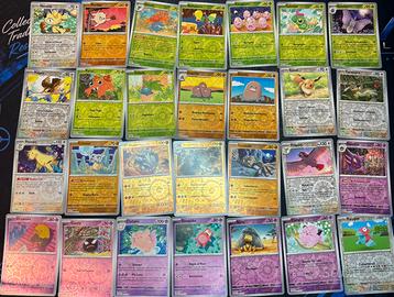 Pokémon 151 Lotto 28 Carte Reverse Holo ITA – Eeve