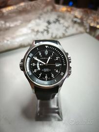 Hamilton khaky navy gmt automatico 