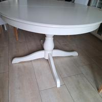 Tavolo tondo allungabile bianco ikea 