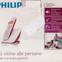 TELEFONO CORDLESS PHILIPS CD1811R IN OTTIME CONDIZ