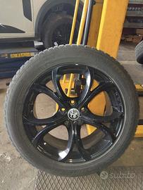 Cerchio in lega MAK LARIO diametro 18 GLOSS BLACK