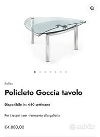Tavolo Reflex Policleto Goccia