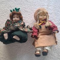 2 Bambole Porcellana - Vintage