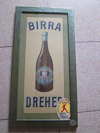 BIRRA DREHER PEBBLICITA' CARTONATA ANNI 20-30
