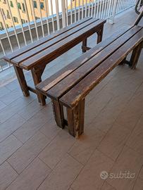 panche da giardino  in vero legno