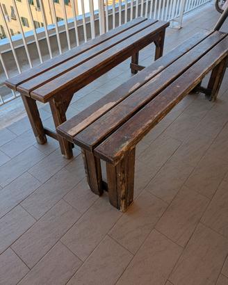 panche da giardino  in vero legno