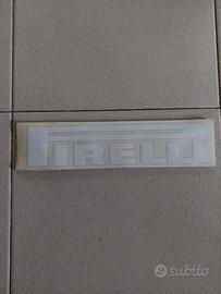 Adesivi Pirelli Colore Bianco 27.5 cm x 6 cm