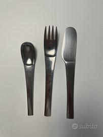 Set posate Alitalia Joe Colombo Pinti inox