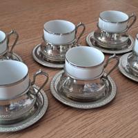 6 tazze caffè porcellana Weidmann
