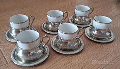 6 tazze caffè porcellana Weidmann