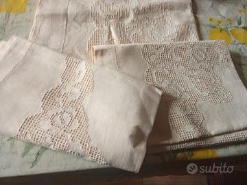 lenzuolo matrimoniale con federe