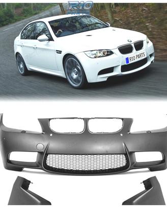 PARAURTI ANTERIORE BMW E90 E91 LCI 08-12 LOOK EVO3