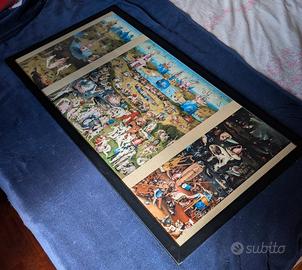 Poster/quadro- Trittico del Giardino delle delizie